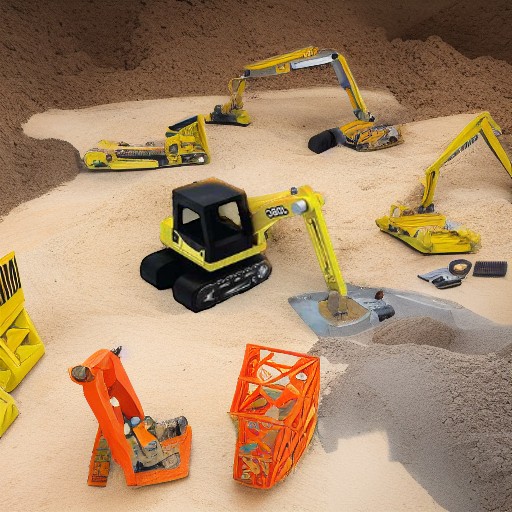 Модель деревянная ЭКСКАВАТОР Colorific