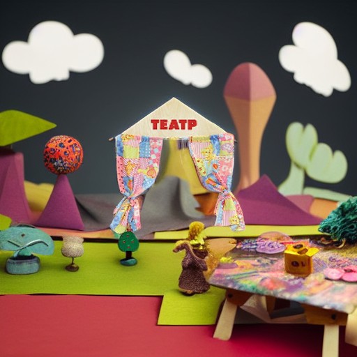 Ширма для кукольного театра настольная Краснокамская игрушка