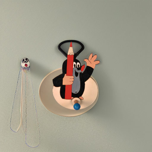 Вешалка настенная КРОТ С КАРАНДАШОМ, 1 крючок Pomy Toys