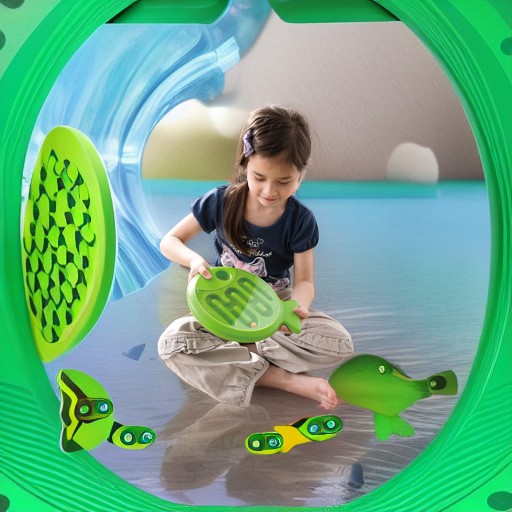 Тренажер для глаз Хитрая рыбка зеленая Weplay