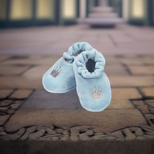 Пинетки для принца, голубые Teddykompaniet