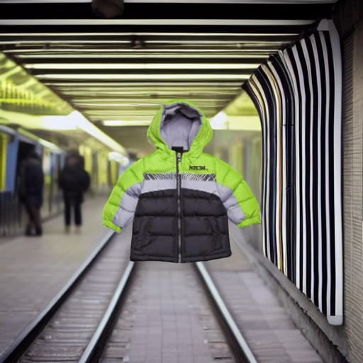 Куртка со светоотражающими полосками (черная), 3 года PacificTrail