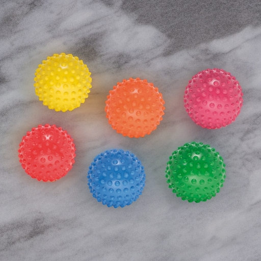 Мячи мягкие массажные Easy Grip Set 10 см, 6 штук Ledraplastic