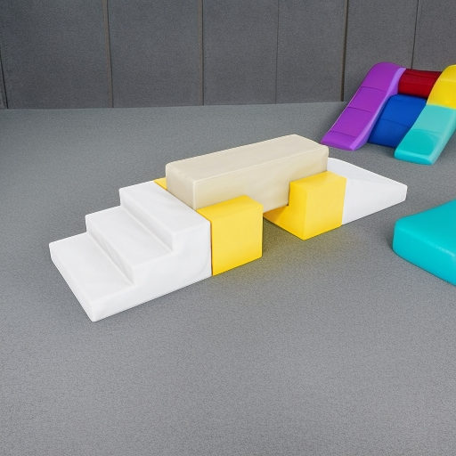 Мягкие игровые блоки Мост Pastel Romana