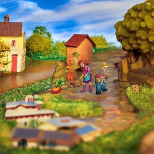 Магнитный театр ЛЕТО В ДЕРЕВНЕ Bondibon