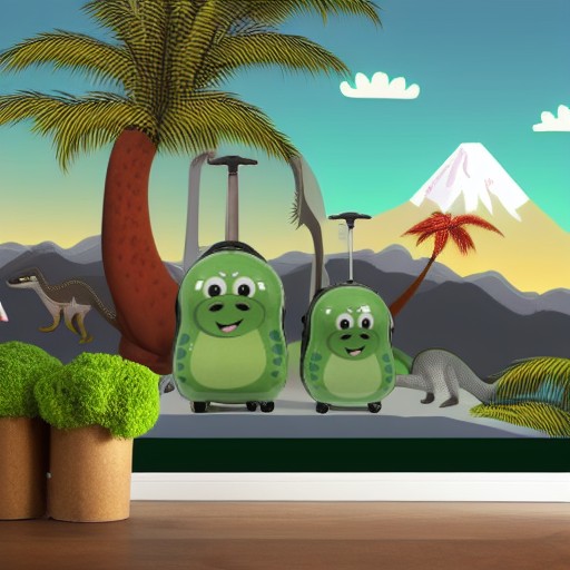 Чемодан и рюкзак ДИНОЗАВРИК Cuties and Pals