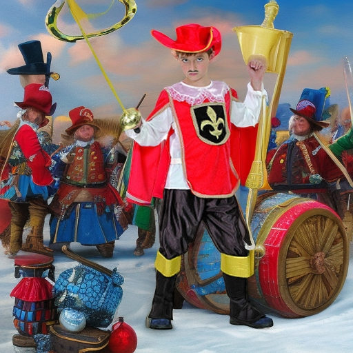 Мушкетер, рост 120-130 Snowmen