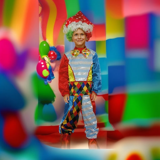 Клоун с париком, рост 122 КарнавалиЯ