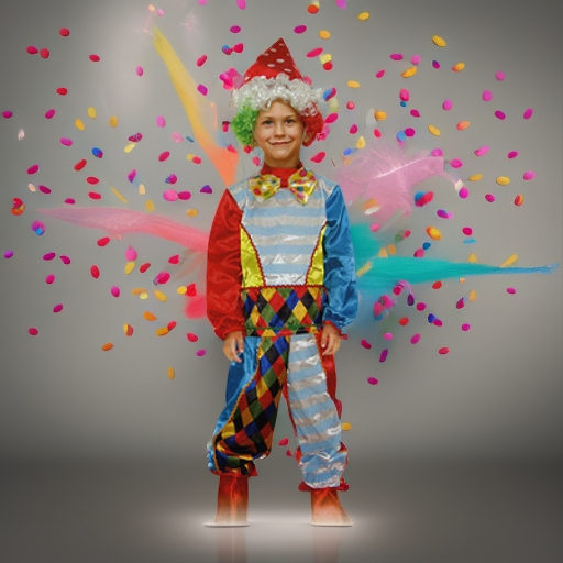 Клоун с париком, рост 134 КарнавалиЯ