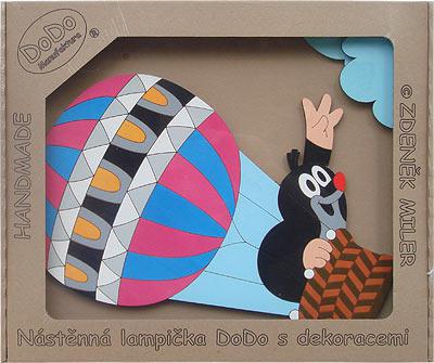 Лампа настенная КРОТ НА ВОЗДУШНОМ ШАРЕ Pomy Toys