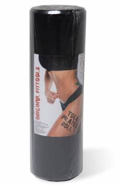 Цилиндр для пилатес EVA 45х15 см премиум черный Original Fit.Tools