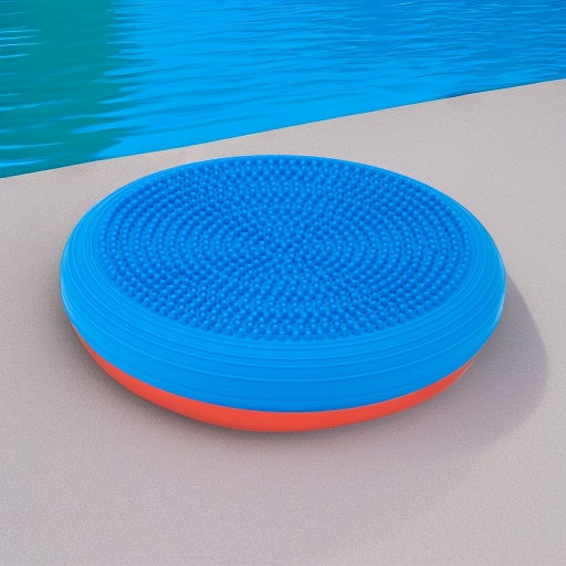 Балансировочная подушка 34 см синяя