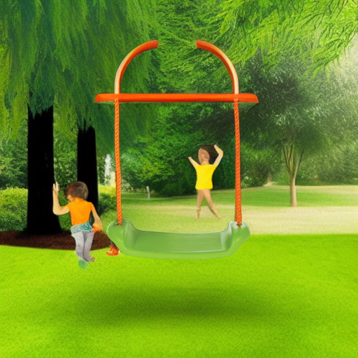 Качели подвесные Park Swing зеленые Pilsan
