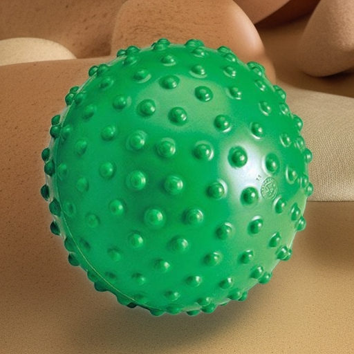 Мяч массажный AKU BALL, 20 см Ledraplastic