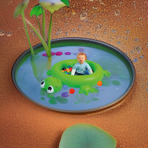 Лягушонок с шариками Upright