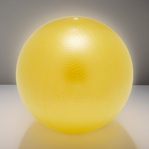 Мяч для пилатеса SOFTGYM OVER 23 см желтый Ledraplastic