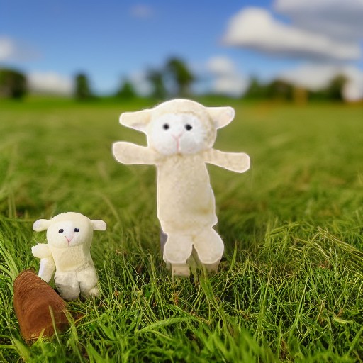 Кукла на пальчик ОВЕЧКА Teddykompaniet