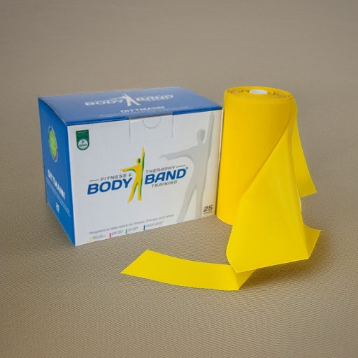 Ленточный амортизатор DITTMANN Body-Band 25 м желтый