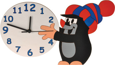 Часы настенные КРОТ В ШАПКЕ Pomy Toys