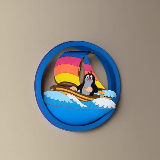 Лампа настенная КРОТ НА КОРАБЛЕ Pomy Toys