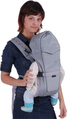 Рюкзак-кенгуру BabyActive Simple, серый Чудо-Чадо