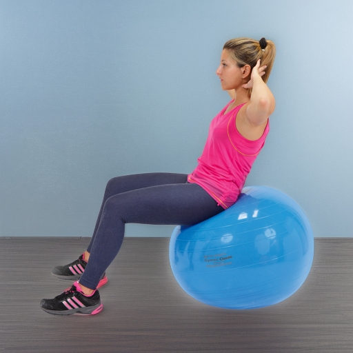 Мяч гимнастический фитбол Gymnic Classic синий 65 см Ledraplastic