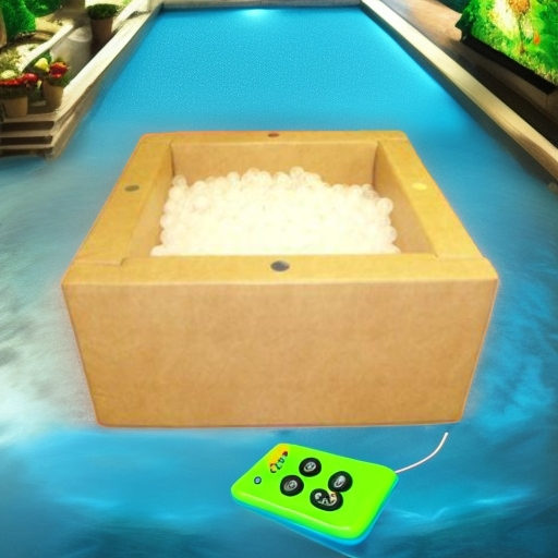Интерактивный сухой бассейн с пультом управления 150х150х50 см