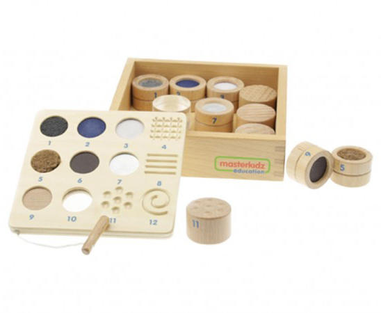 Набор Тактильные бочонки в ящике Masterkids