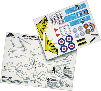 Модель деревянная ИСТРЕБИТЕЛЬ Colorific