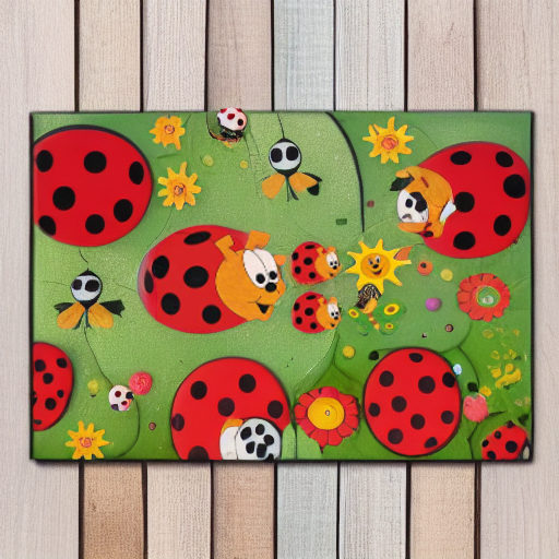 Декор на стену БОЖЬИ КОРОВКИ Pomy Toys