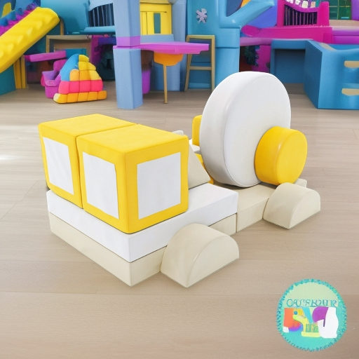 Мягкие игровые блоки Автофургон Pastel Romana