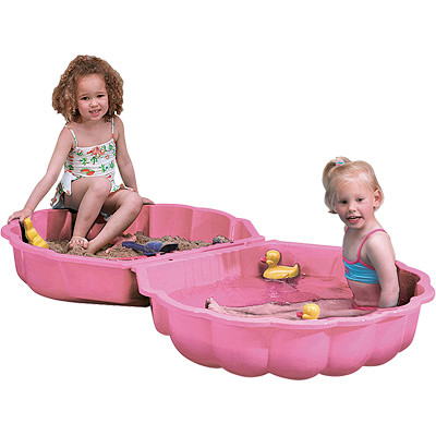 Песочница-ракушка двойная розовая Paradiso