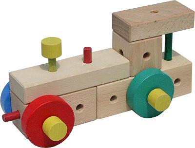 Деревянный конструктор Ki 1, 65 деталей Matador