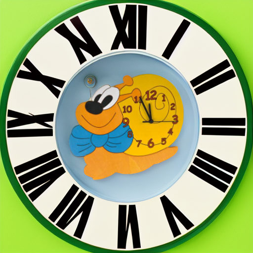 Часы настенные УЛИТКА-МАЛЬЧИК Pomy Toys