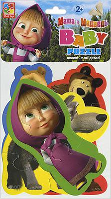 Мягкие пазлы ВОЛК (Маша и Медведь) Vladi Toys