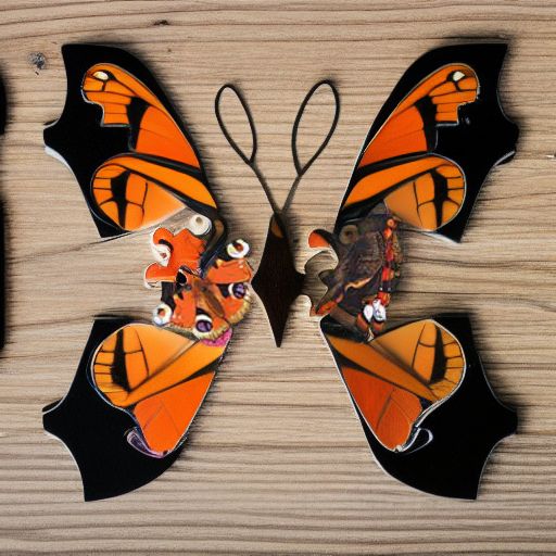 Пазл деревянный РОСТ БАБОЧКИ, 4 слоя Rolf