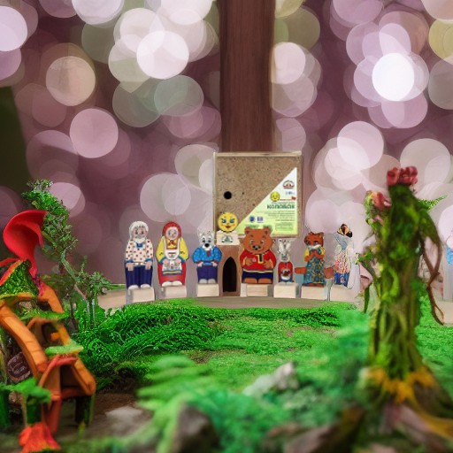 Набор ПЕРСОНАЖИ СКАЗКИ КОЛОБОК Краснокамская игрушка