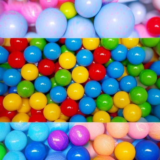 Цветной шарик для сухого бассейна 7 см