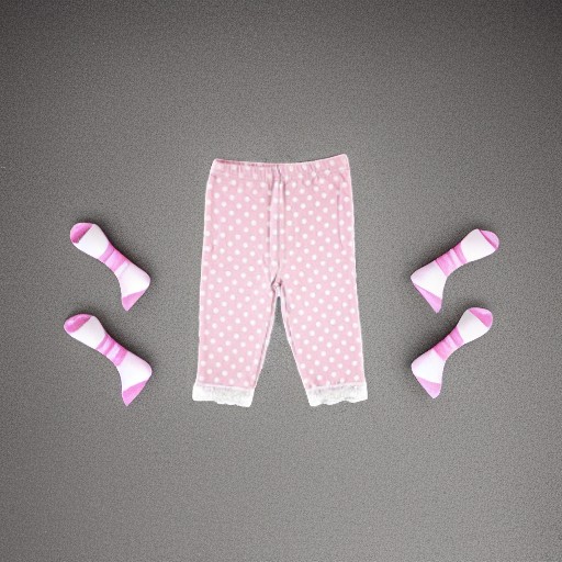 Леггинсы ГОРОШЕК розовые, 3-6 месяцев Luvable Friends