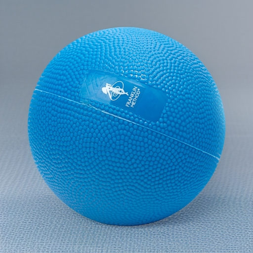 Наливной мяч утяжеленный Franklin Method Fascia Grip Ball 10 см 500 г голубой