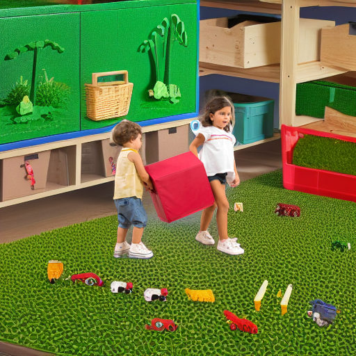 Коробка-трансформер для игрушек и игры Ферма Miniland