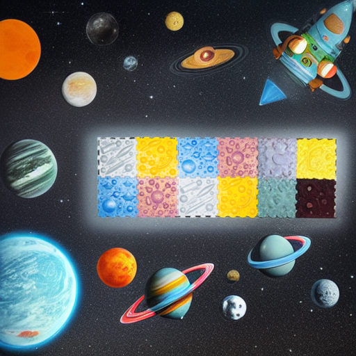 Модульный коврик ОРТОДОН Набор № 12 Космос