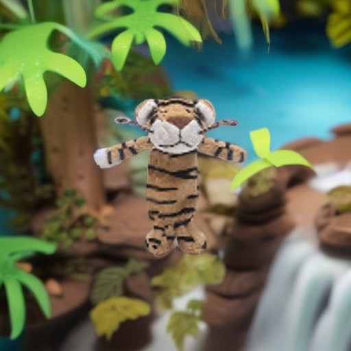 Кукла на пальчик ТИГР Teddykompaniet