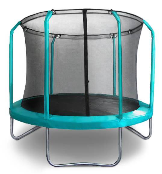 Батут с защитной сеткой PREMIUM STRONG 6 1,8 м зеленый Perfetto Sport