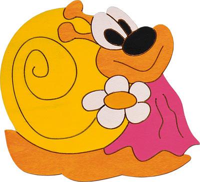 Декор на стену УЛИТКА-ДЕВОЧКА Pomy Toys