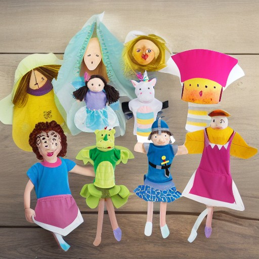 Набор перчаточных кукол для детского игрового театра, 4 штуки Roba