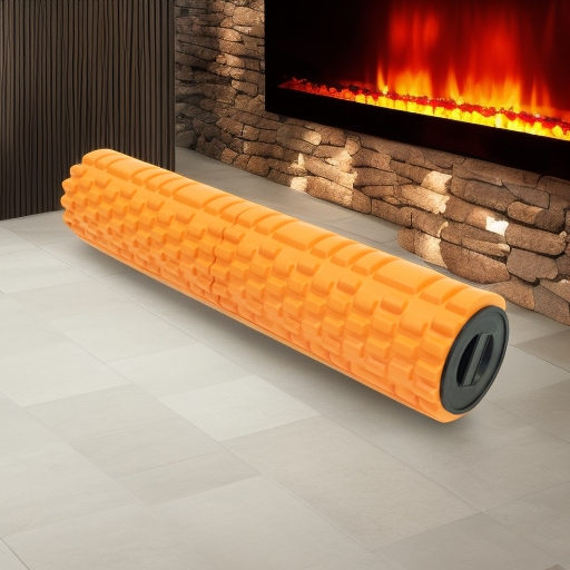 Цилиндр массажный 66х14 см оранжевый IronMaster