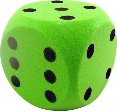 Кубик поролоновый КОСТИ Italveneta Didattica