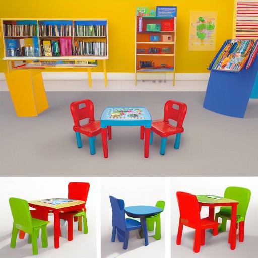 Набор из стола и стульчика Pilsan