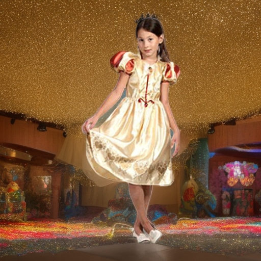 Карнавальный костюм Принцесса БЕЛОСНЕЖКА (золотая), рост 116 Christy's